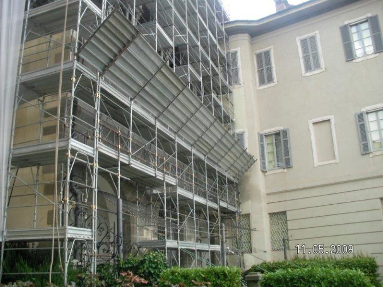 Montaggio e noleggio ponteggi per impieghi speciali, strutture complesse. Cantiere 03-07